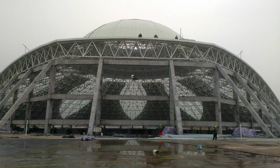 惠州温泉馆网架工程